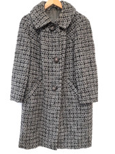 Irish Tweed Coat Julius Grey Wool Coat Vintage Grey Black Long Jacket
