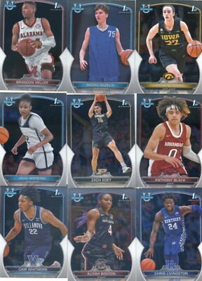 2022-23 Bowman Chrome University PICK YOUR CARD for Base Set #1-100 1st RC