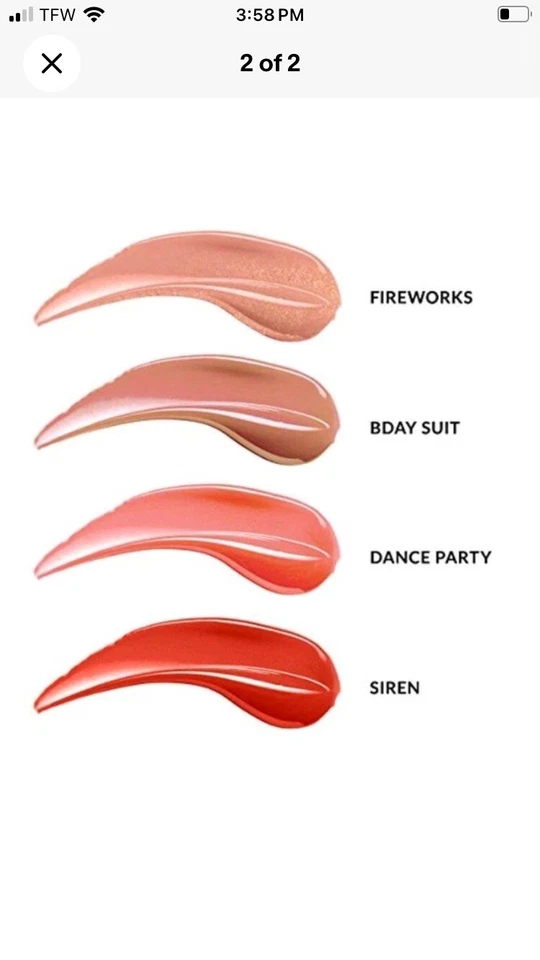 Nuevo brillo de labios Butter LONDON Plush Rush tamaño completo - rojo sirena Foto 4 de 4