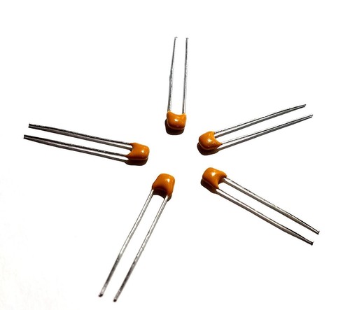 5PCS MultiComp 43 pF, 50 V, ± 5%, Radial Multilayer Ceramic Capacitor - New - Picture 3 of 5