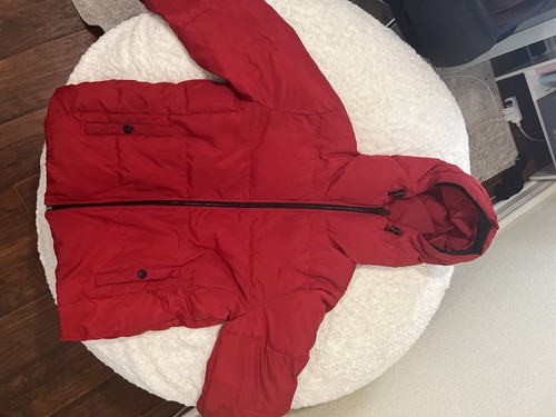 PRE-OWNED Fair Condition Express Mens Winter Coat Red. - Picture 5 of 6