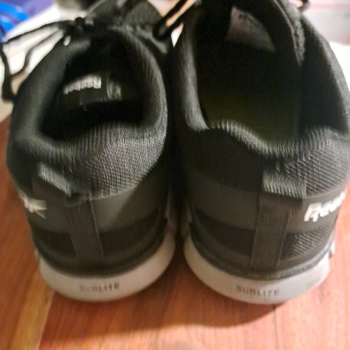 REEBOK ASTM F2413-18 Steel Toe Work Shoes Womens Size 9.5 Mens Size 7.5 Black - Picture 6 of 14