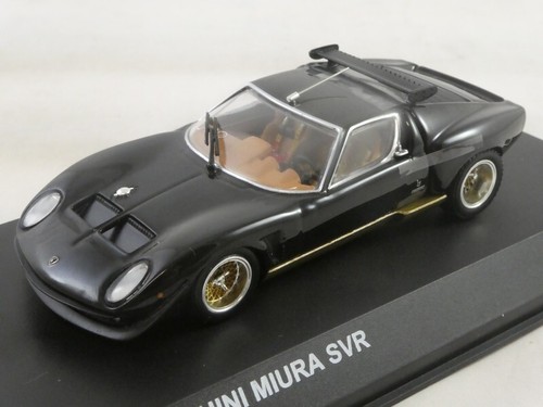 Kyosho Lamborghini Miura SVR black gold 1970 1/43 KS03203BKG - Foto 1 di 3