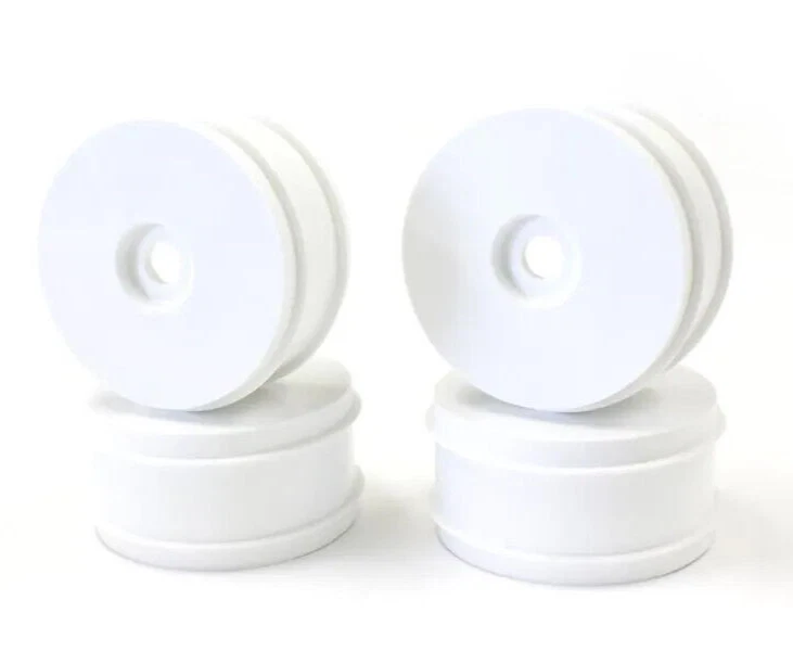Buggy Felge Dish Disc 1:8 Inferno MP9 TK14 weiss 4 Stück Kyosho IFH-004W - Bild 2 von 2