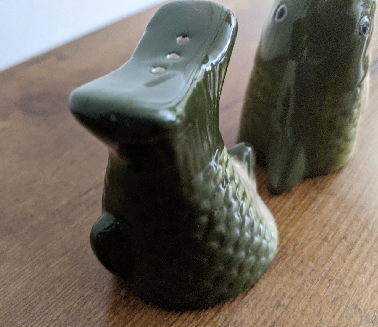 Set of Fish Head and Tail Salt and Pepper Shakers Fishing Pro eBay