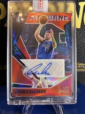 2020 Panini Chronicles Airborne Signatures Red Luka Doncic Auto Mavs Fresh From
