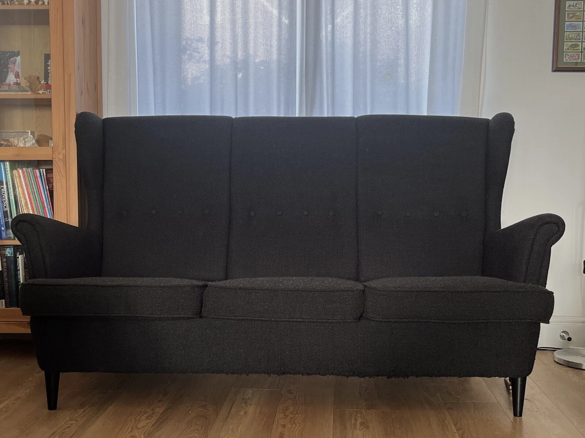 Ikea sofa grey 3 seater deals