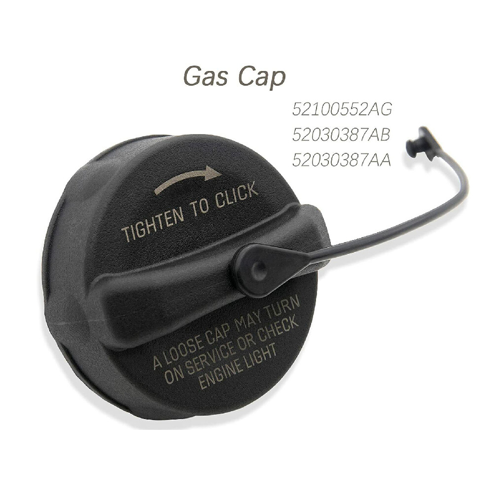 52030387AB Fuel Cap Fuel Filler Gas Cap With Tether For Jeep Wrangler