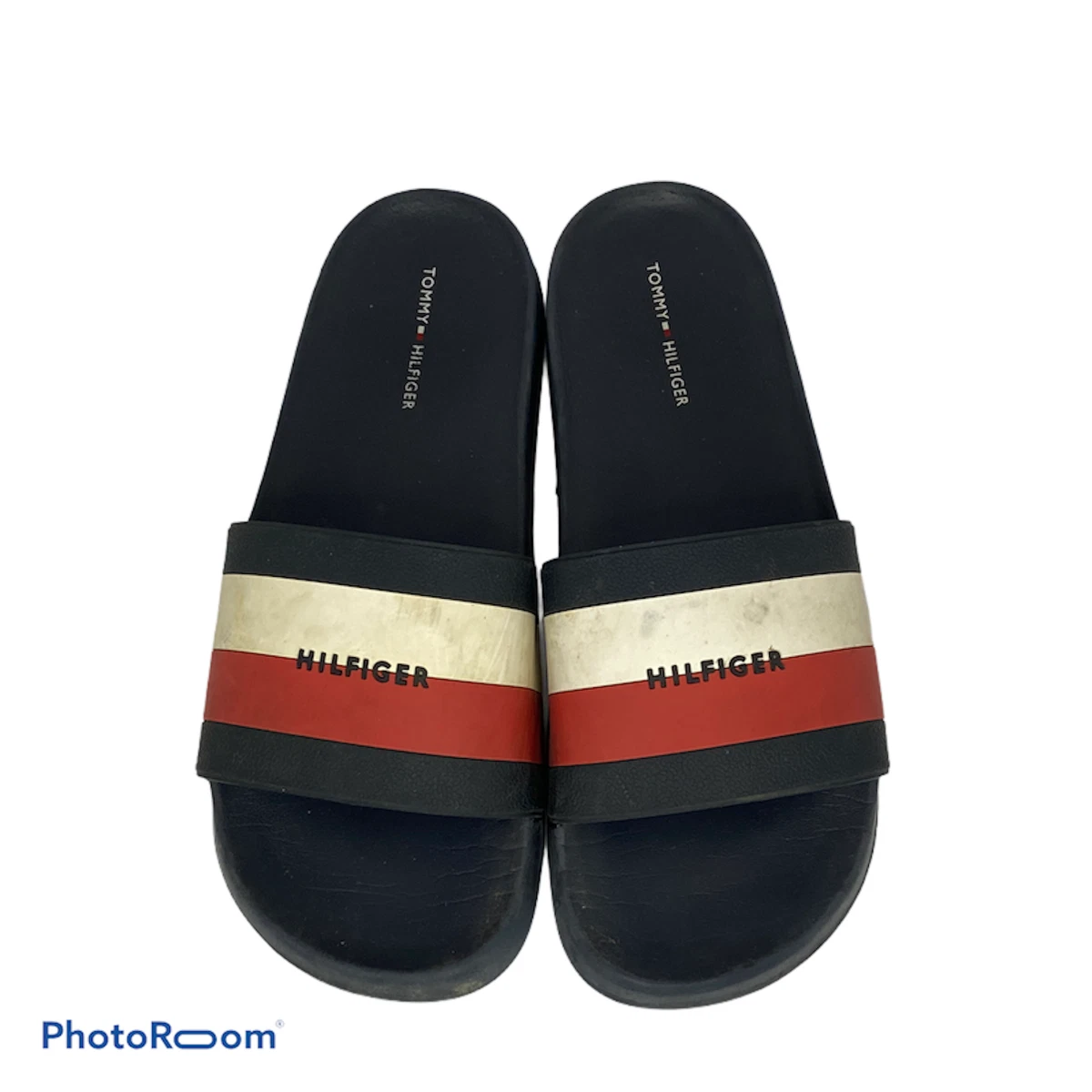 Tommy hilfiger men's sale earthy slide sandal