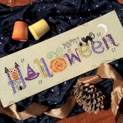 Nia Kreuzstich - Halloween gezählter Kreuzstich Kit