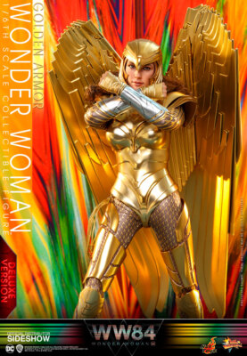 WW84 GOLDEN ARMOR WONDER WOMAN (DELUXE) Hot Toys Sixth 1:6 Scale