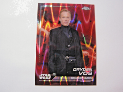 Dryden Vos 2024 Topps Star Wars Chrome Red Raywave Refractor