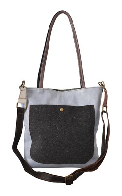 EBARRITO Bag Beige Gray Black Leather Shoulder Strap Tote Women