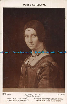 R118402 Leonardo de Vinci. Angebliches Porträt von Lucrezia Crivelli bekannt als La Be