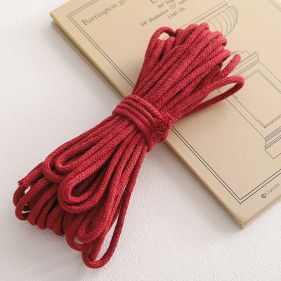 10Meters/Lot 3Mm Colorful Braided Cotton Cord Twisted Rope Strap Woven String Ho