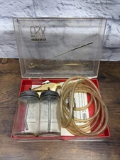 Vintage Binks MFG CO Airbrush Paint Gun 1970's W/ Case Rare Set