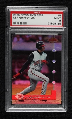 2005 Bowman's Best Ken Griffey Jr #5 PSA 9 MINT HOF