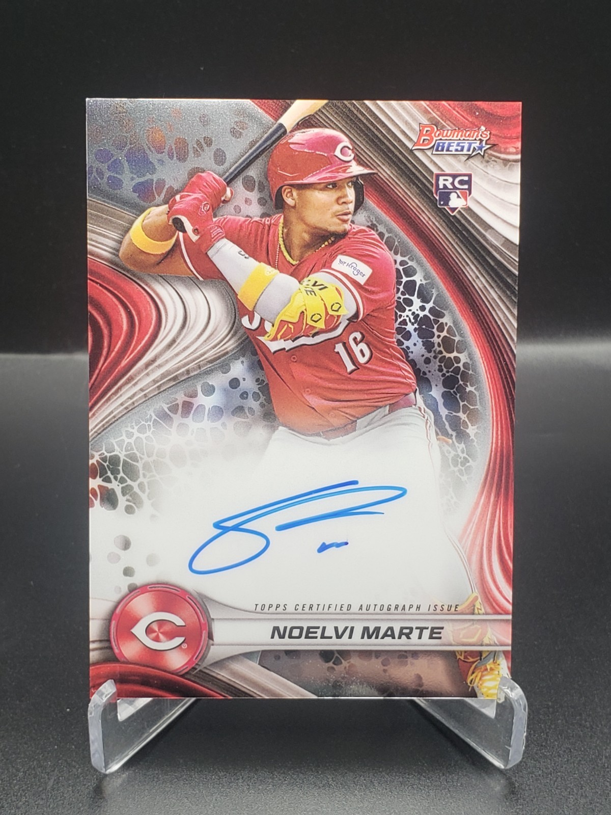 2024 Bowman's Best - Best of 2024 Autographs Noelvi Marte #B24-NM (AU, RC)