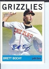 Brett Bochy 2013 Topps Heritage Minors Autograph