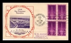 Dr Jim Stamps Golden Gate Intl Exposition Block First Day Issue Cachet Cover