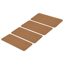 12''×5'' Felt Bag Base Shaper, 4pcs Bag Bottom Organizer Rectangle, Brown