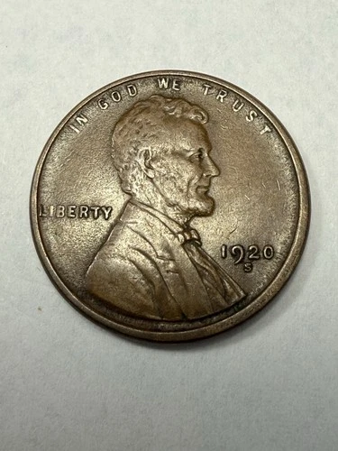 ** 1920-S LINCOLN CENT- VF+  (UPGRADE THAT SPOT IN YOUR SET)  PRICED TO SELL **