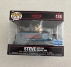 Funko Pop! Rides Stranger Things Steve with Squawk Van #138 Vinyl Figure