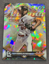 2018 Bowman Chrome Sandy Alcantara Arizona Fall League Atomic SN:126/150