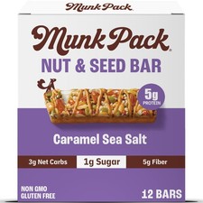Low Sugar Keto Snack Bars 12 Count Gluten Free Guilt Free Energy Protein Bars