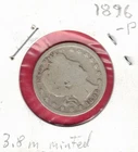 1896 - Philadelphia Silver Barber Quarter 25 Cents, .181 Oz ASW ~ $13 of Silver