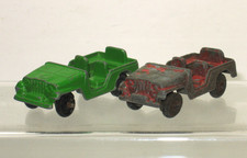 TOOTSIETOY Midgets Army Jeep Diecast 1970-77 Lot of 2