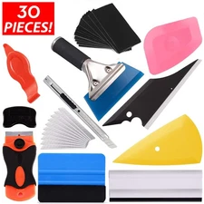 Window Tint Tools Kit 30 PCS Car Auto Film Tinting Scraper Squeegee Installation