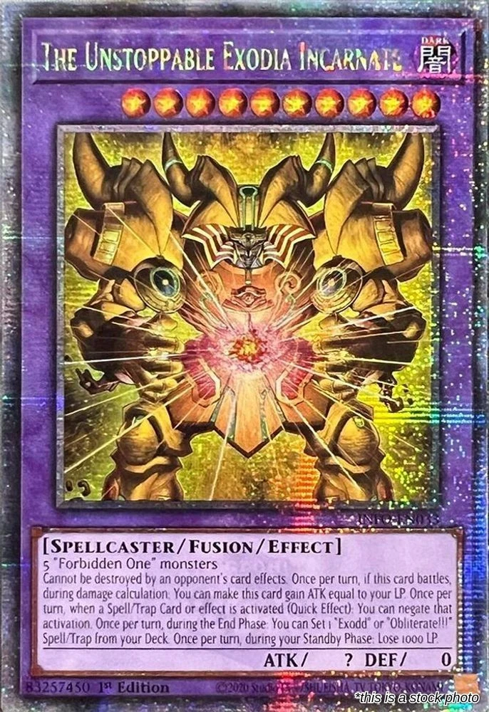 Exodia Konami Yu-Gi-Oh! TCG Secret Rare Individual Collectible