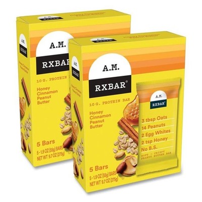 Kelloggs GRR60000748 Adult Bars Honey Cinnamon Peanut Butter 1.9 oz - 5 Bars ...