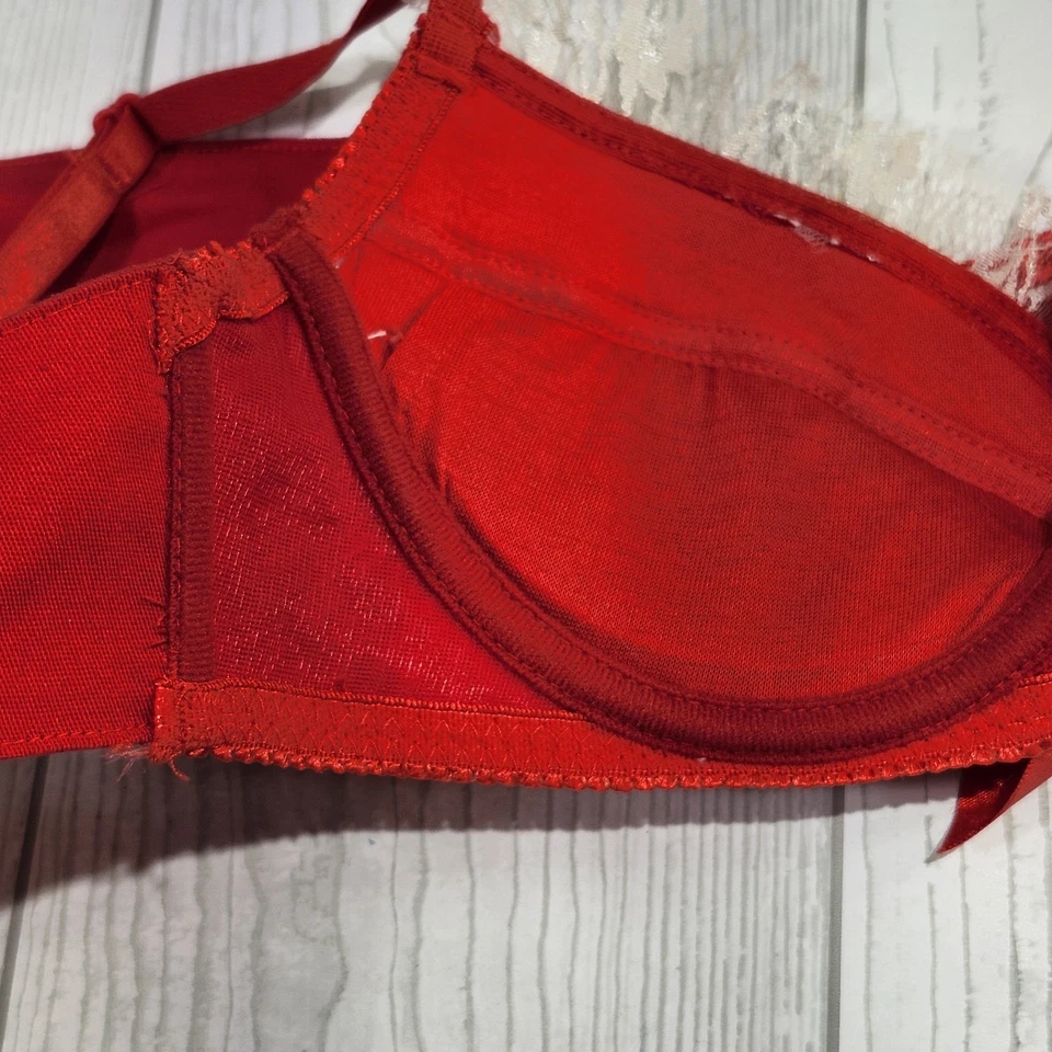 Vintage Leg Avenue Sexy Pirate Costume INCOMPLETE Size S/M Used Red Gold - Image 4 of 4