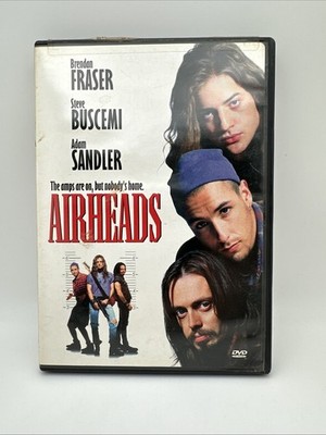 AirHeads DVD - 1994 Adam Sandler, Brendan Fraser **Buy 2 Get 1 Free**