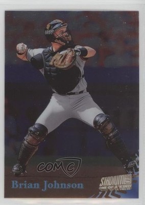 1998 Topps Stadium Club One of a Kind 140/150 Brian Johnson #256 0a02