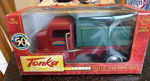 TONKA Collector Series Classic 1949 Dump Truck 1:18 50th Anniversary LE NOB