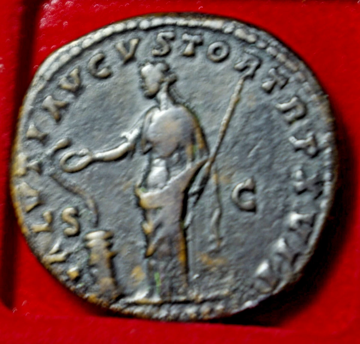 3F - 3 - MARCO AURELIO - SESTERCIO - SALUTI AUGUSTOR -T.R.P XVII - MBC.