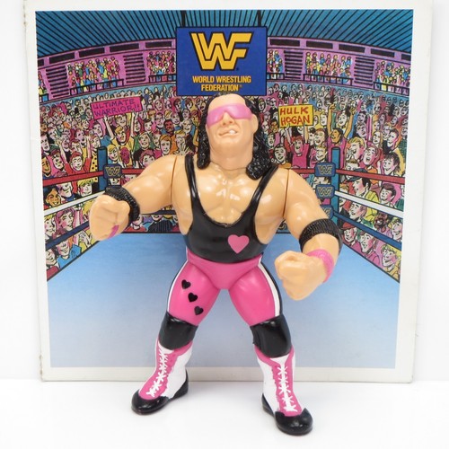 Bret The Hitman Hart WWF Wrestling Series 4 Vintag...