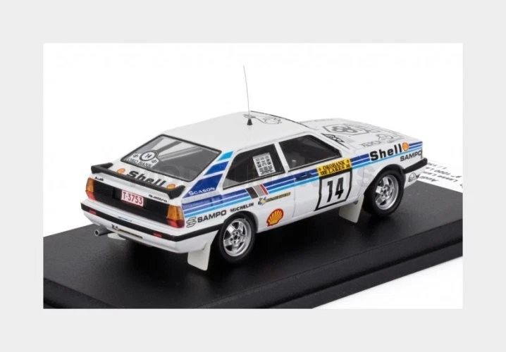 TROFEU TRFDSN292 AUDI - QUATTRO COUPE N 14 RALLY 1000 LAKES 1986 LASSE LAMPI - P - Immagine 2 di 2