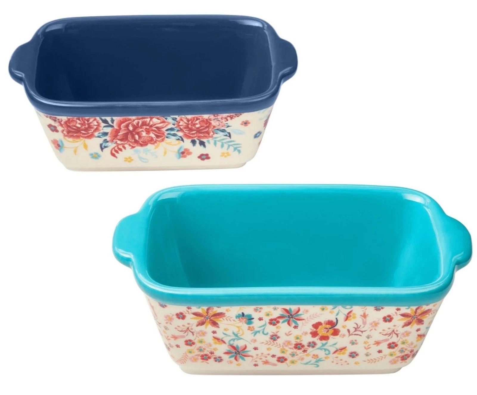 Pioneer Woman Keepsake Floral Ceramic Mini Loaf Pans 2-pc 5.1" x 3.1" Kitchen
Opens in a new window
