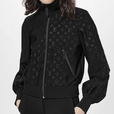 Louis Vuitton Embossed Monogram Zip-Up Jacket | eBay