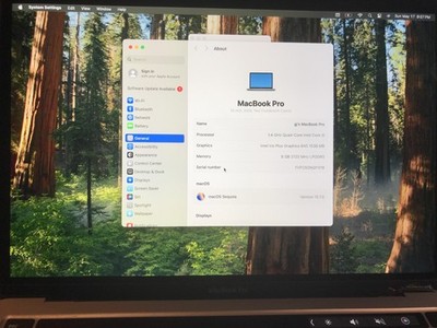 Apple 13'' MacBook Pro 2020 A2289 i5 1.4GHz 8GB 512GB Gray USED Read*#126