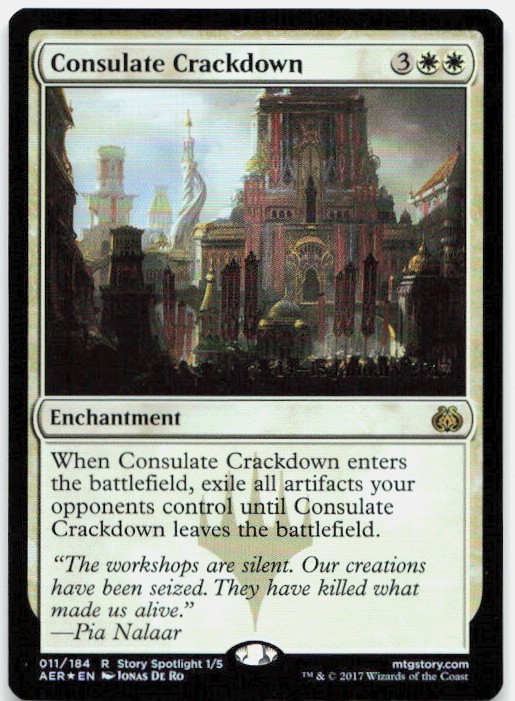 Consulate Crackdown NM Foil R Prerelease Cards 11