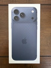 Apple iPhone 17 Pro Max Empty Retail Box Deep Blue 256GB BOX ONLY W/ Phone Case