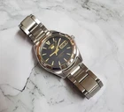 Seiko Sports Black Smooth Sunburst Dial Retro Vintage Auto Ultra Rare JDM OEM SS