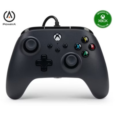 PowerA Wired Controller for Xbox Series X|S - Black: USB-C Connection,