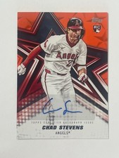 2026 Topps Series 1 Chad Stevens Baseball Stars Auto /25 BSA-CS Angels (DW)