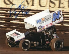 Danny Sams autographed #24d World of Outlaws Sprint Car 8x10 photo